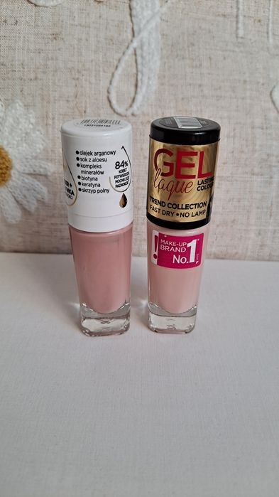 Zestaw lakiery do paznokci Eveline Cosmetics,Gel laque,Color Care 2w1