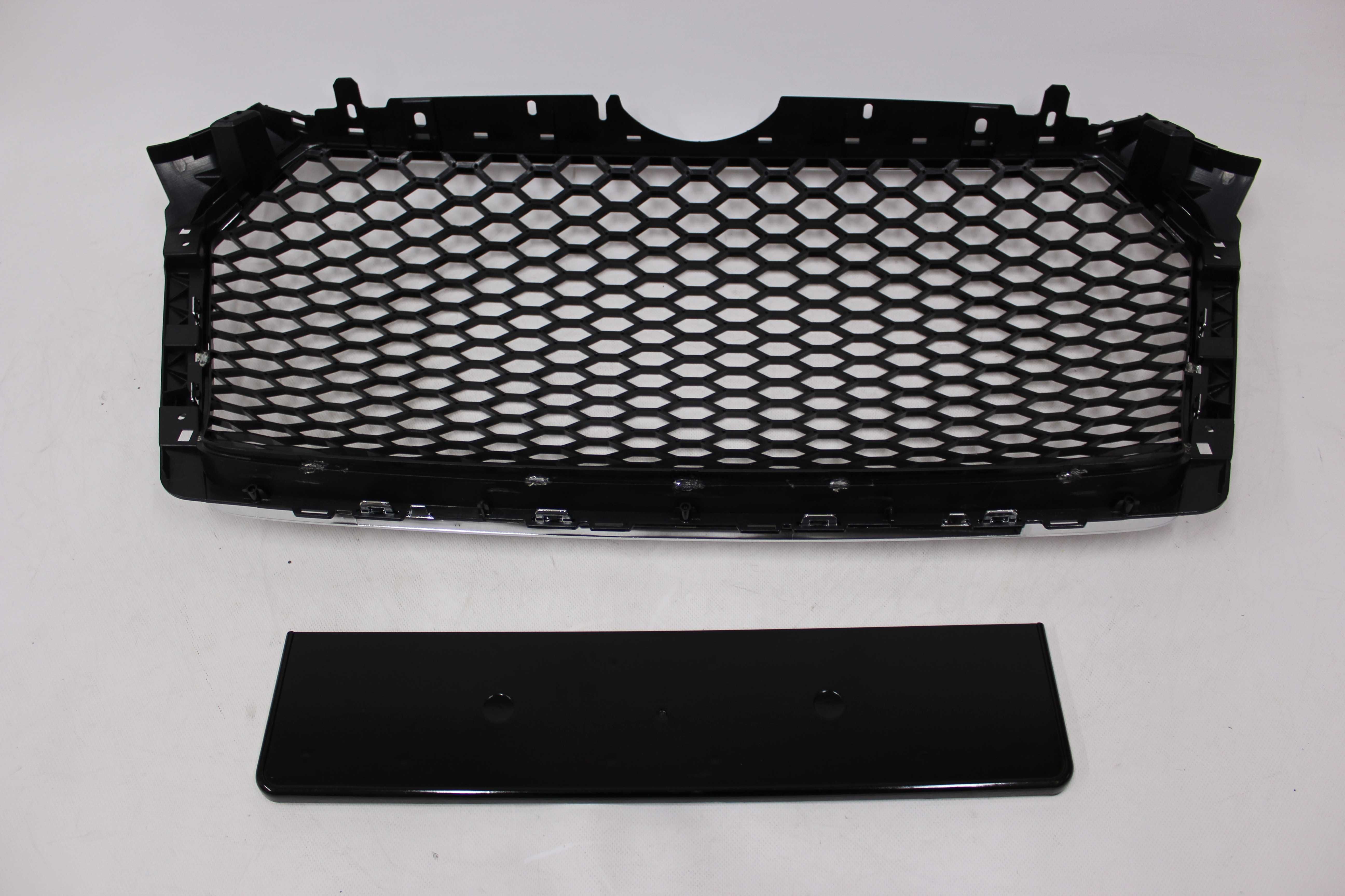 GRILL Atrapa chłodnicy AUDI A4 B9 15-19 RS-LOOK PLASTER MIODU S-line