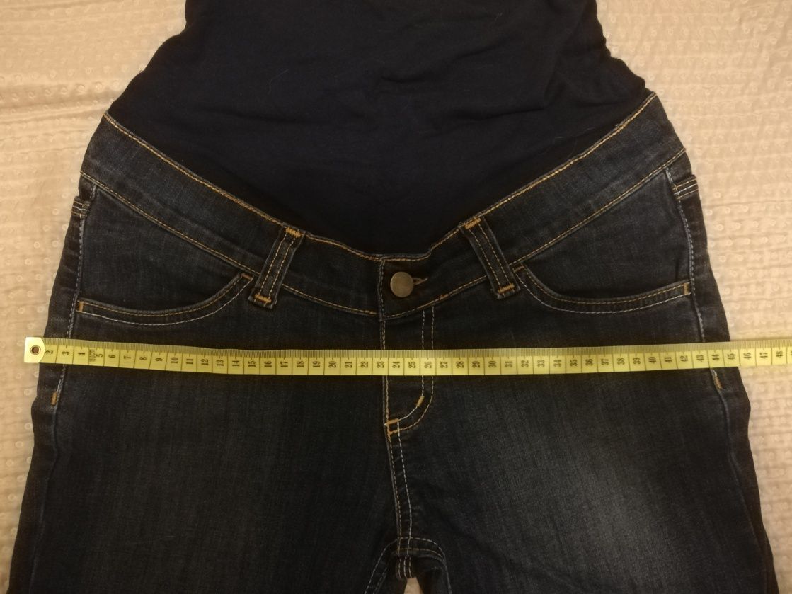 Spodnie jeansy ciążowe  Bebefield, r 36, S, fason slim