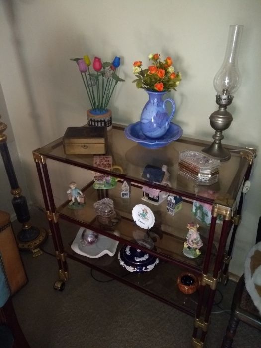 Mesa de chá em vidro temperado