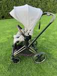 Cybex Priam 4.0 grey stelaż rose gold