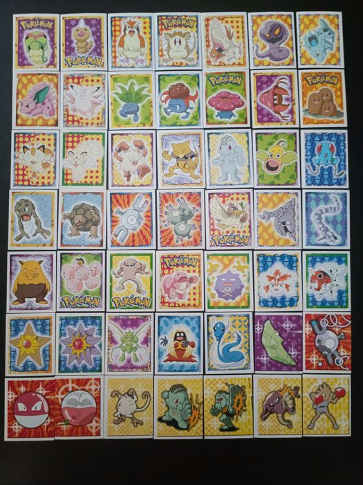 Cromos Pokémon Merlin 1999