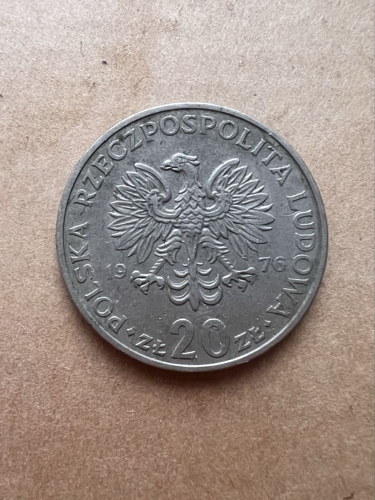 Moneta stare 20 złotych 1976