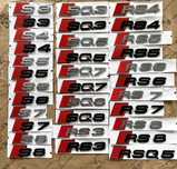 Емблема шильдик Audi S3 S4 S5 S6 S7 S8 SQ3 SQ5 SQ7 SQ8 RS3 RS4 RS5 RS6