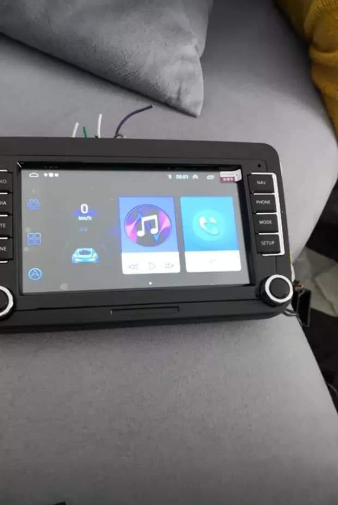 Rádio Android 12 com GPS SEAT LEON + Moldura própria (Artigo Novo)