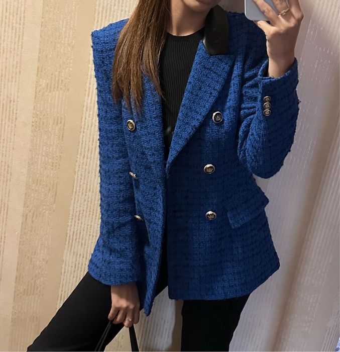 Піджак zara твідовий