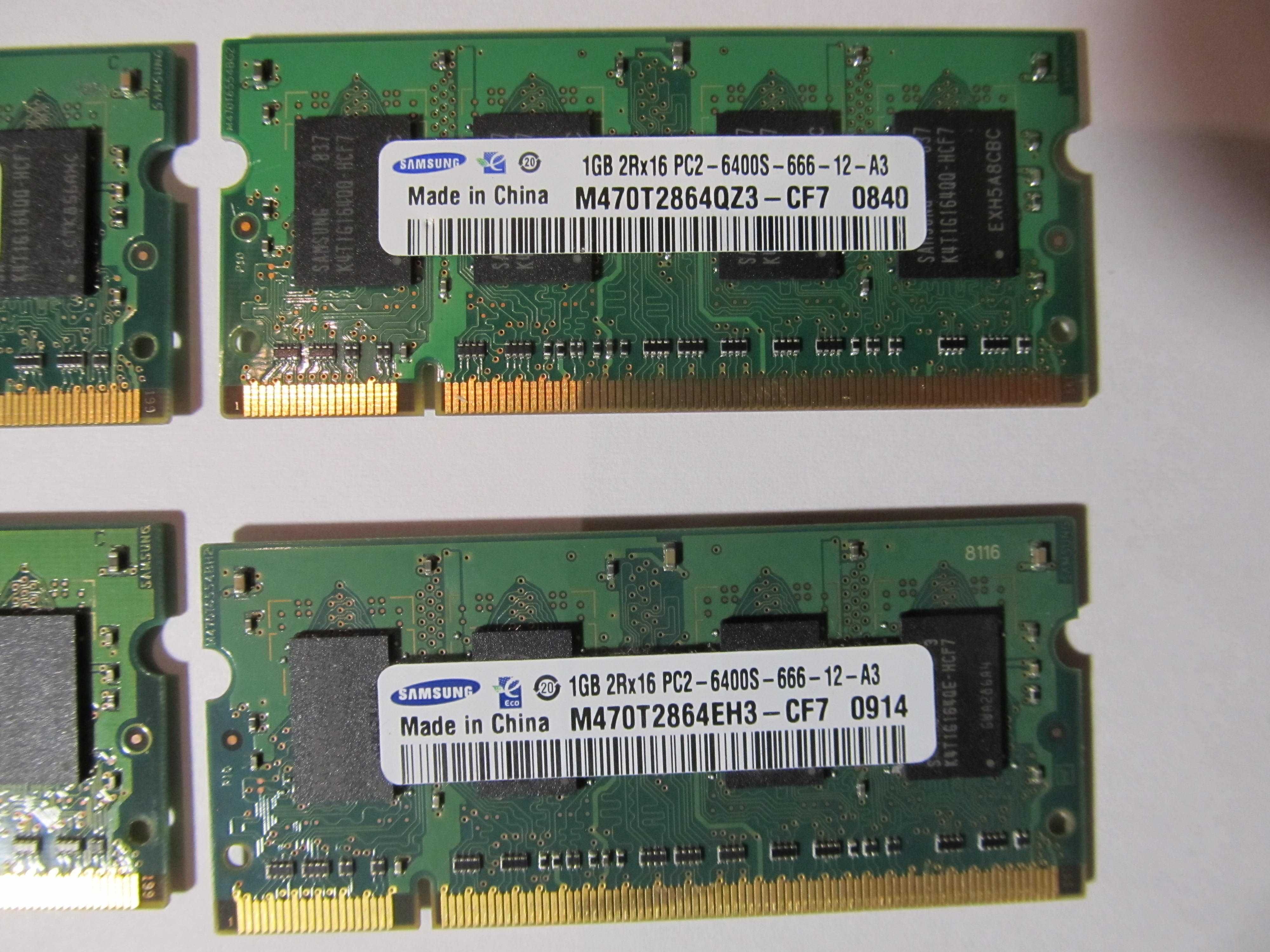 Память DDR2 1Gb (PC2-6400) для ноутбука