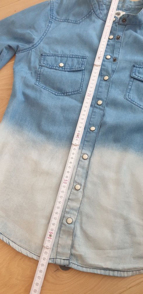 Koszula jeans carry casual s ombre