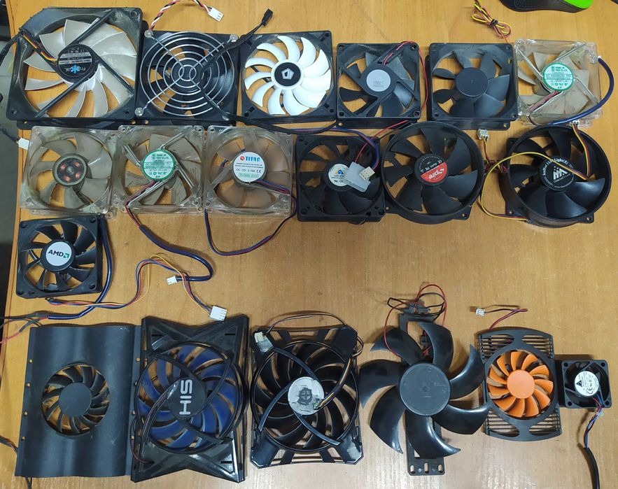 Кулера для компьютера 120/90/80 мм