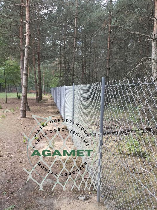 35 ZŁ za Kompletne ogrodzenie z siatki ocynkowanej 1,5m, siatka ocynk