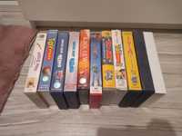 Kasety VHS z bajkami - zestaw