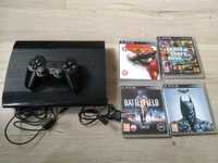 PS3 z kontrolerem * 4 gry  *zestaw