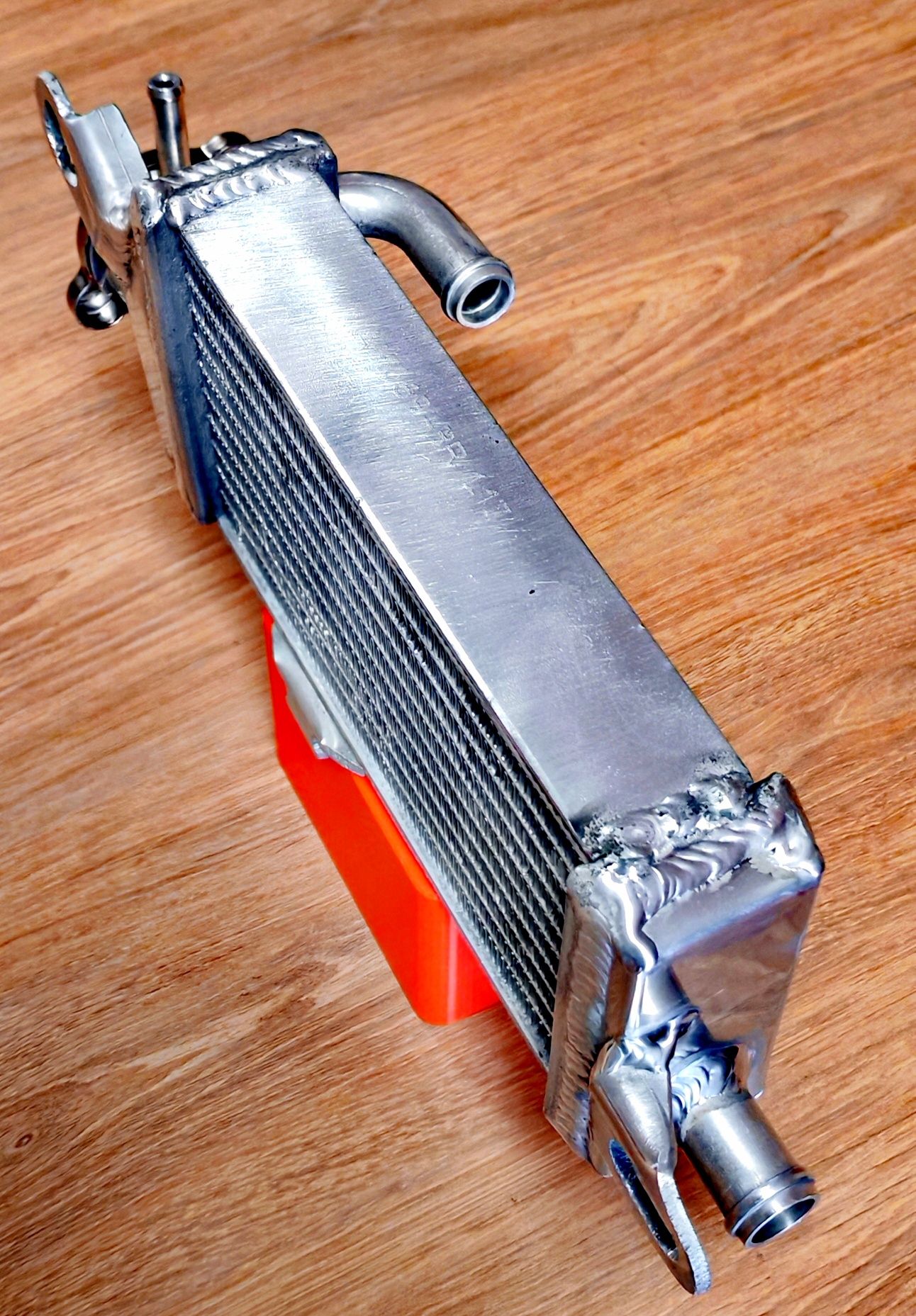 Radiador Alumínio Yamaha DT50, montagem direta mais volume original