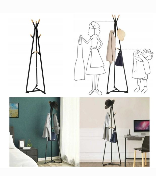 Полиця вішалка стійка шафа підставка для взуття одягу підлогова лофт