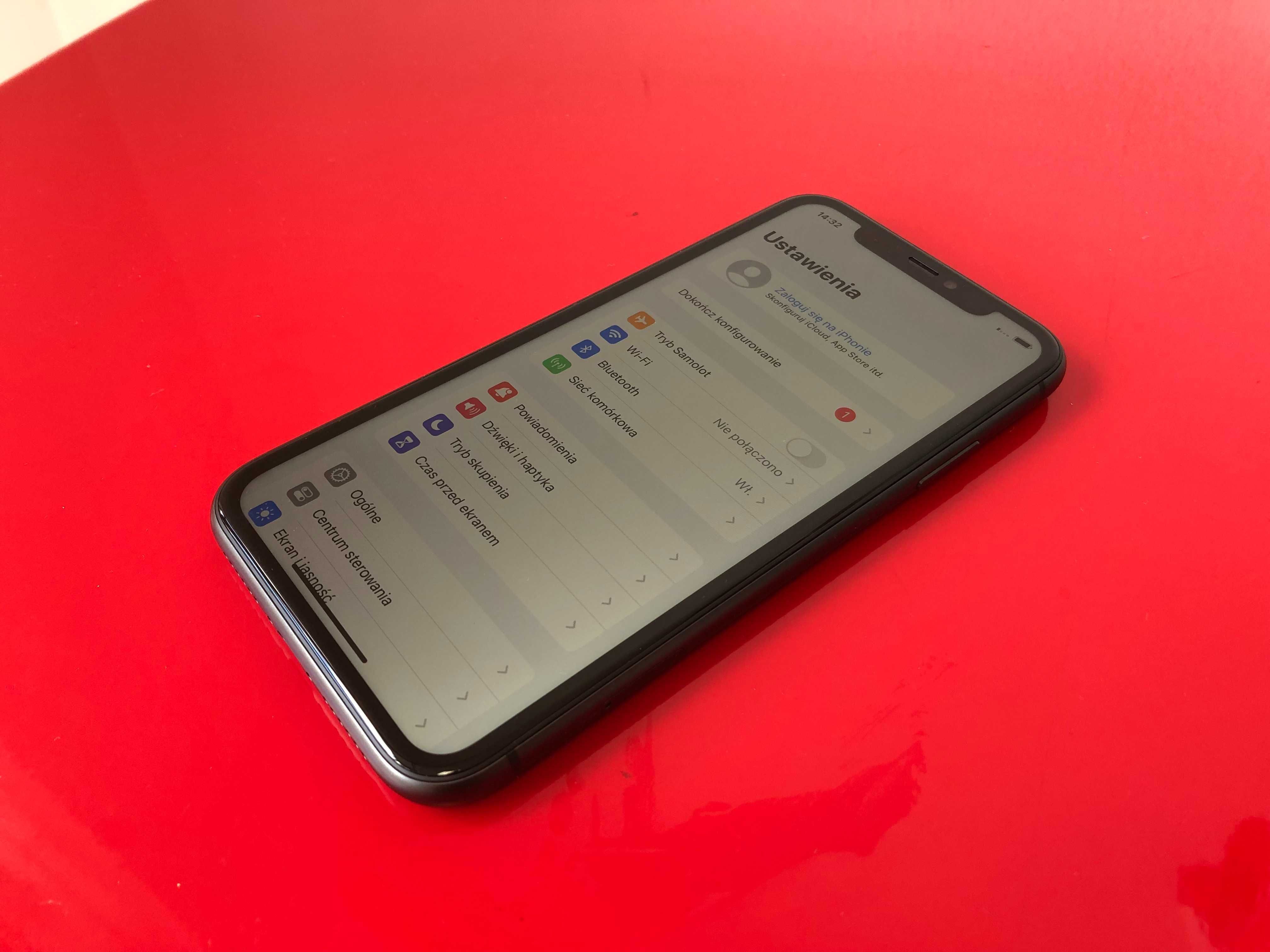 Klasa A Bez Blokad Apple iPhone 11 Black 64GB Gwarancja FV23%
