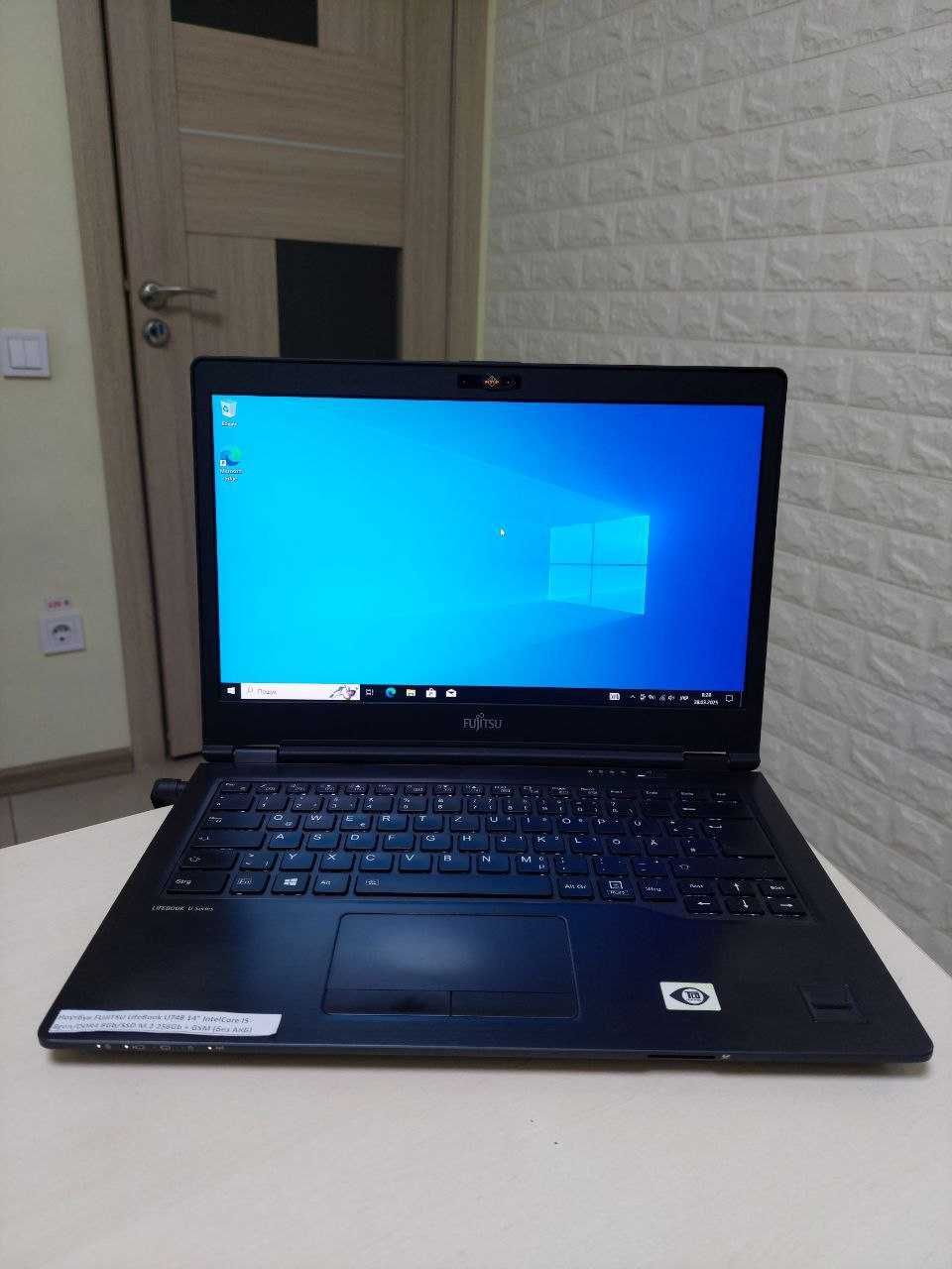 Ноутбук FUJITSU  U748 14" IntelCore I5-8gen/DDR4 8Gb/SSD M.2 256Gb+GSM