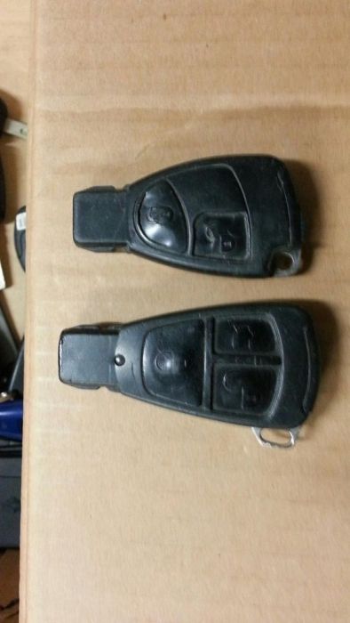 Kluczyk pilot rybka mercedes orginal 2przyciskowy