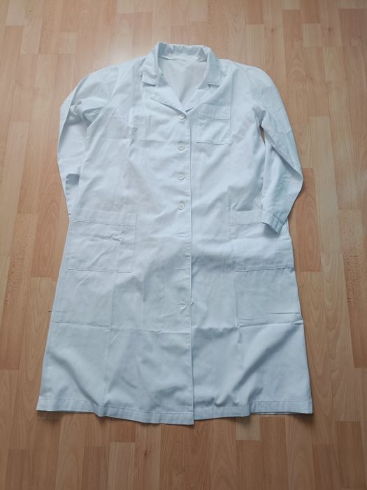 Fartuch medyczny laboratorium długi  XL