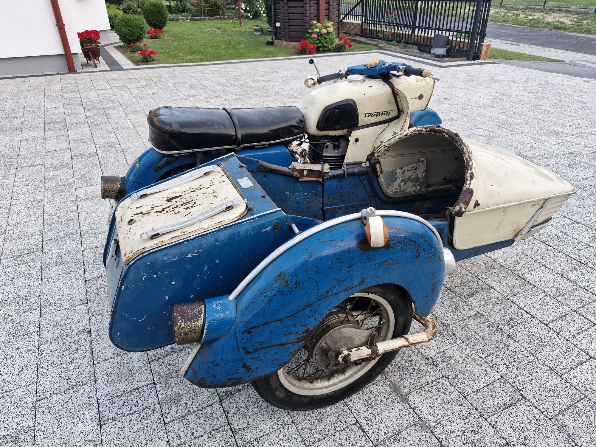 Mz es 250/2 z koszem trophy orginał lakier!
