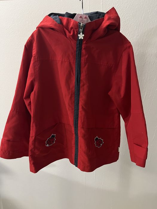 Kirtka wiosenna 110 116 czerwona dla dziewczynki