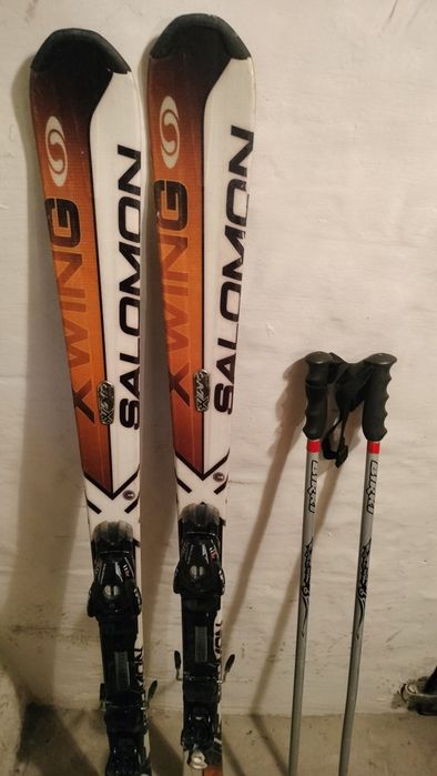 Narty zjazdowe Salomon z zapięciem 158