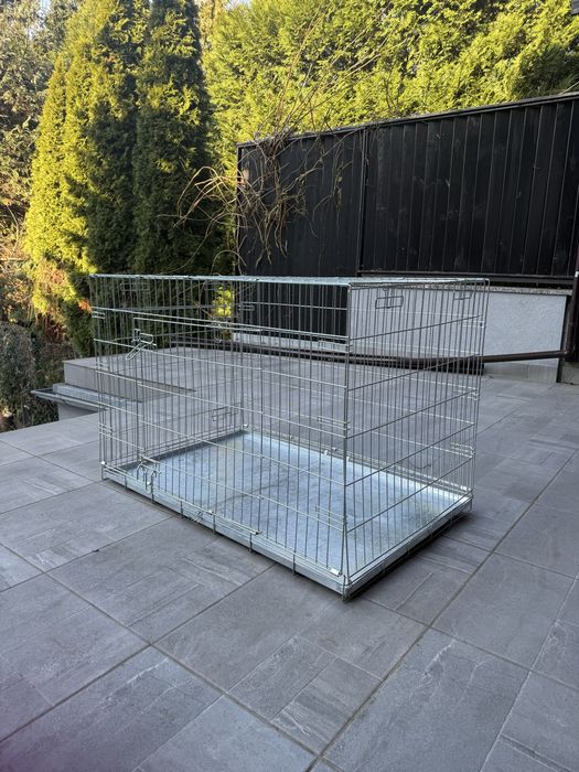 Klatka kennelowa metalowa dla psa