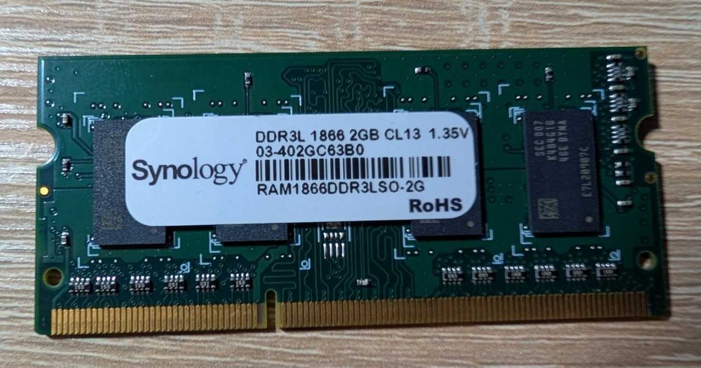 Pamięć do serwera NAS Synology 2GB, DDR3L, CL13