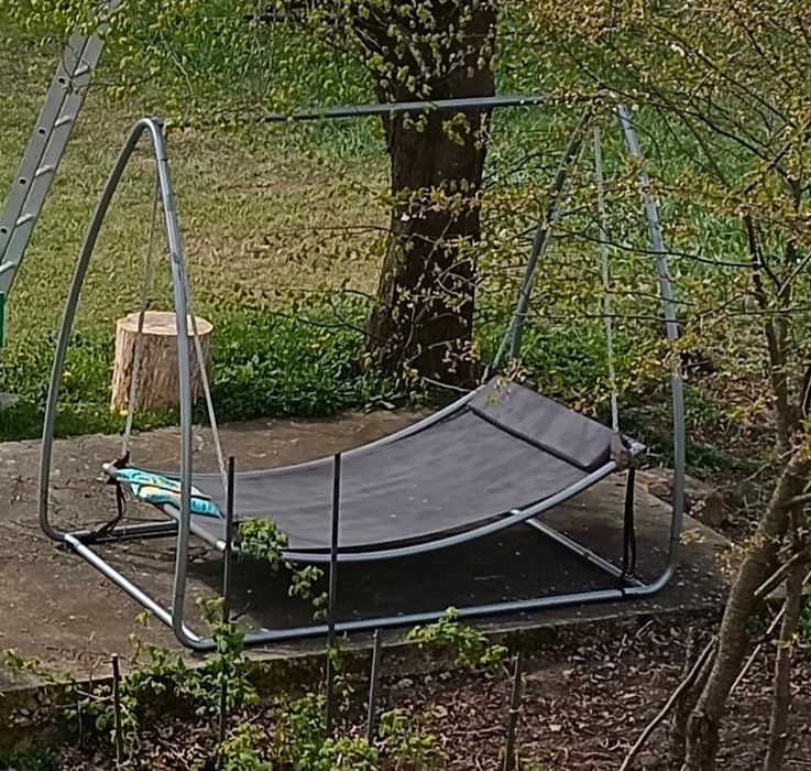Leżak, huśtawka, hamak, metalowy stelaż