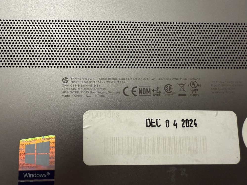 Ноутбук HP Zbook Firefly 14 G7