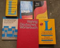 Lote - Livros e dicionários para aprender Alemão