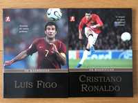 Livros Luís Figo e Cristiano Ronaldo