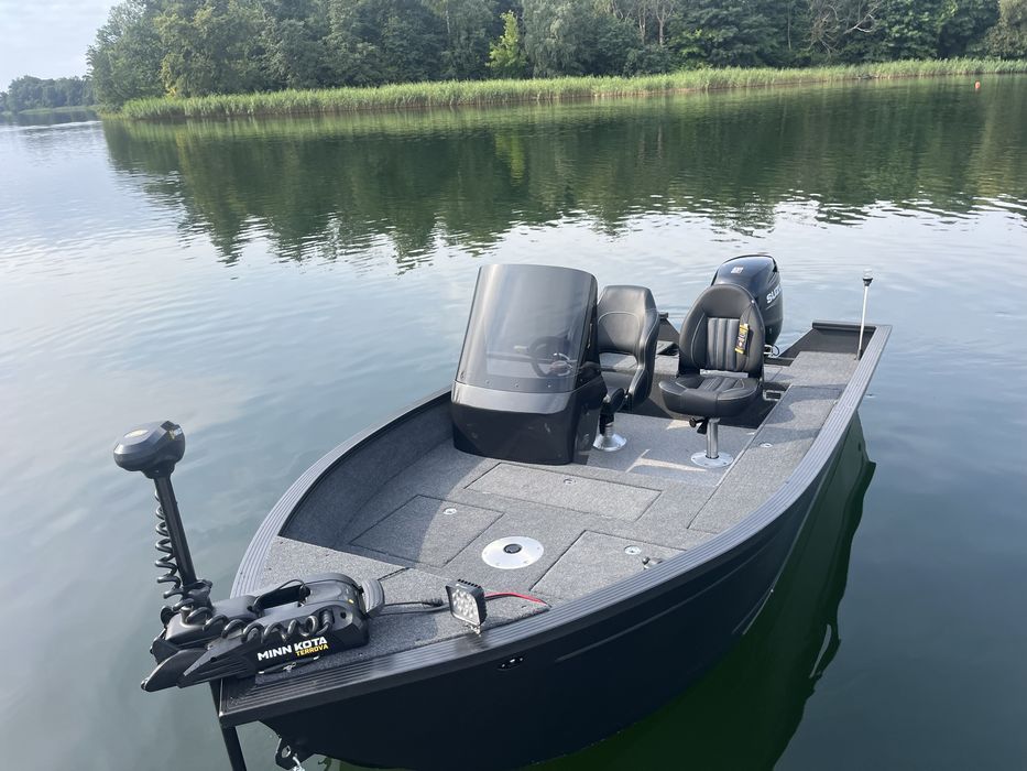 Łódka aluminiowa KING 420 sterówka