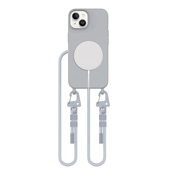 Tech-Protect Magnecklace Magsafe Iphone 14 Crayon Grey