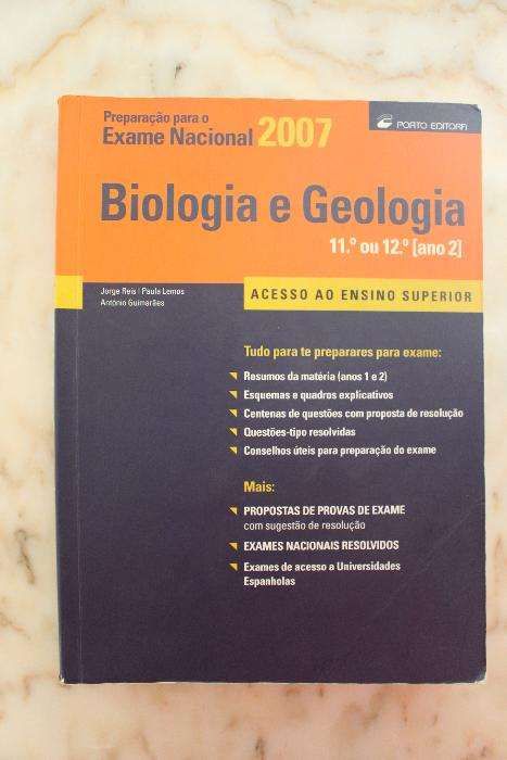 Preparação para o Exame Nacional Biologia e Geologia 11º ou 12º