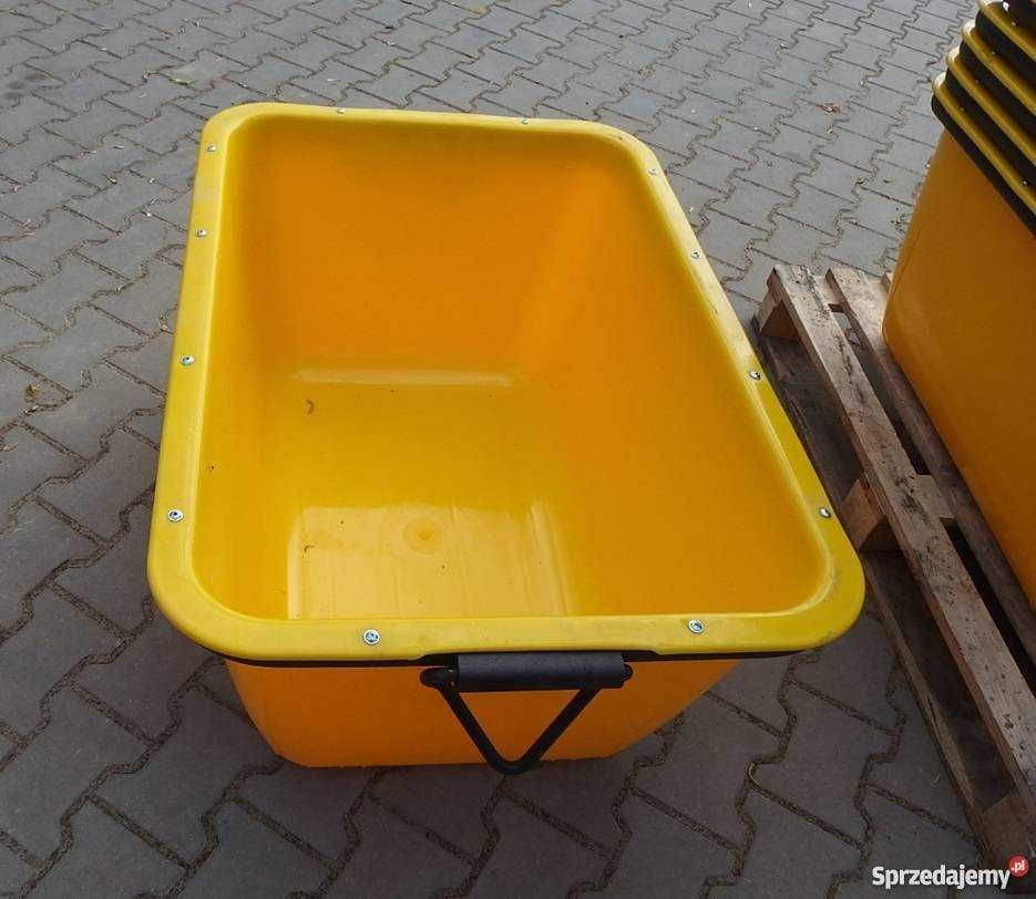 Pojemnik Zbiornik Kastra do zaprawy betonu dźwigowy 200L Niemiecki