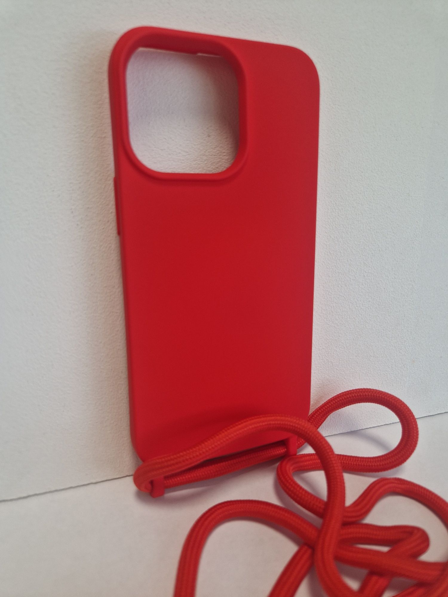 Strap Silicone Case do Iphone 13 Pro wzór 1 czerwony