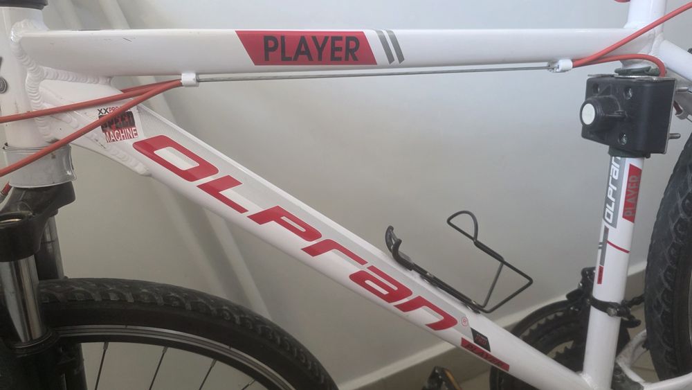 Biały rower crossowy olpran player