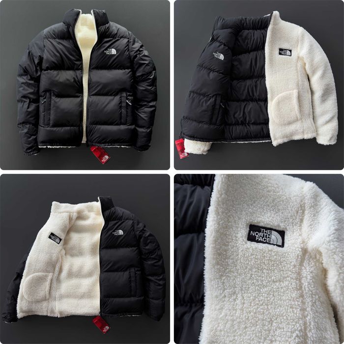 Куртка The North Face зимова чоловіча жіноча двостороння XS S M L XL
