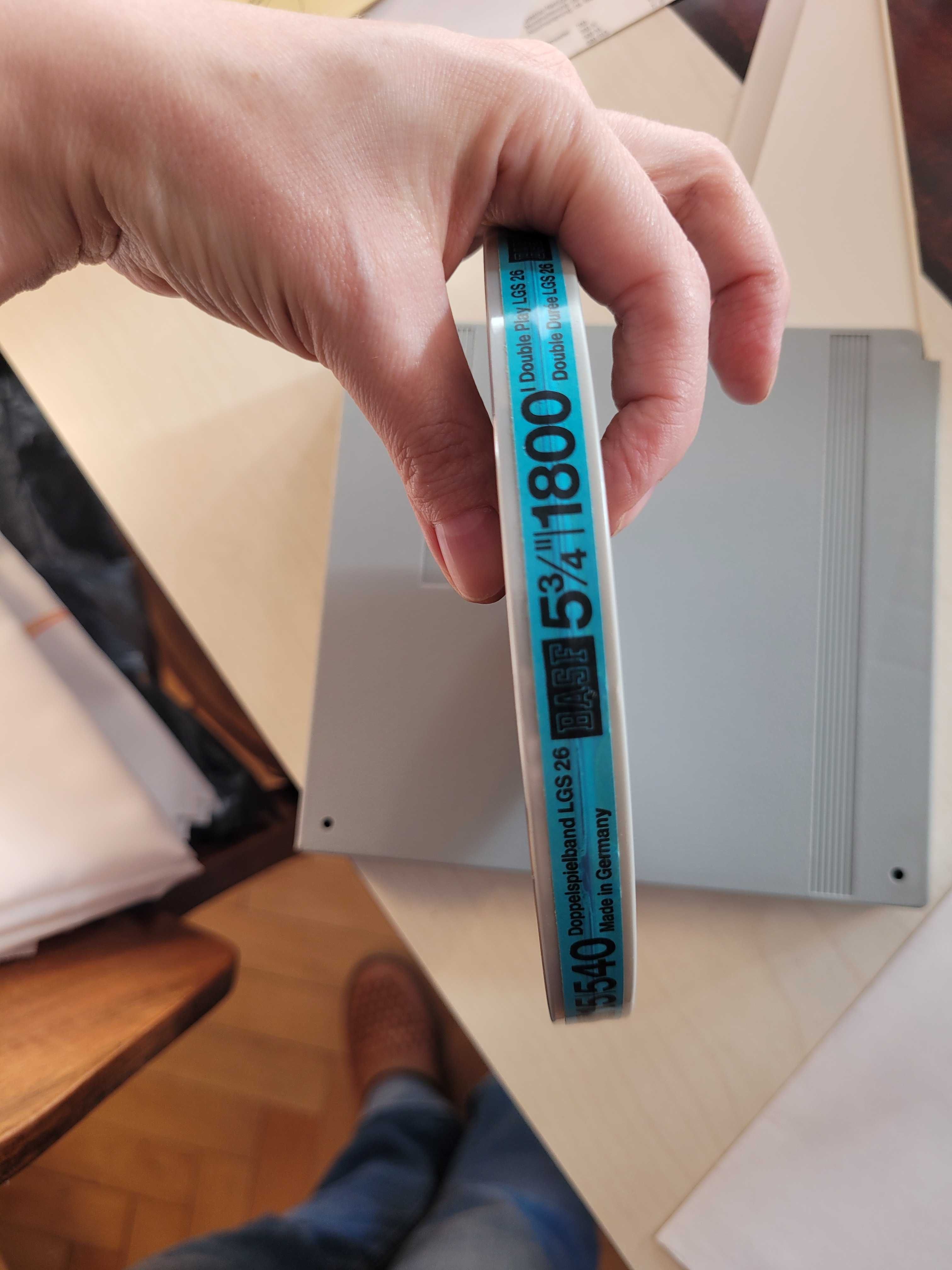 Nieużywana mała taśma do magnetofonu szpulowego BASF DP LGS 26, 15/540