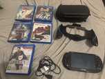 Zestaw PS Vita Slim 5 gier etui ladowarka