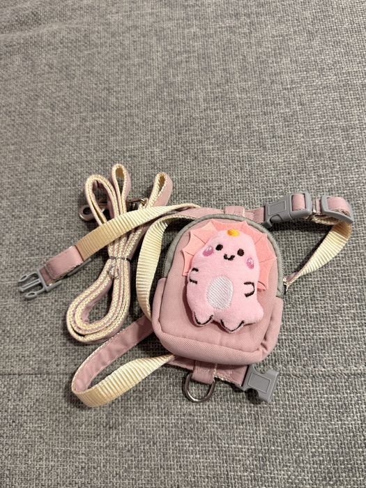 Peitoral com trela de bochila