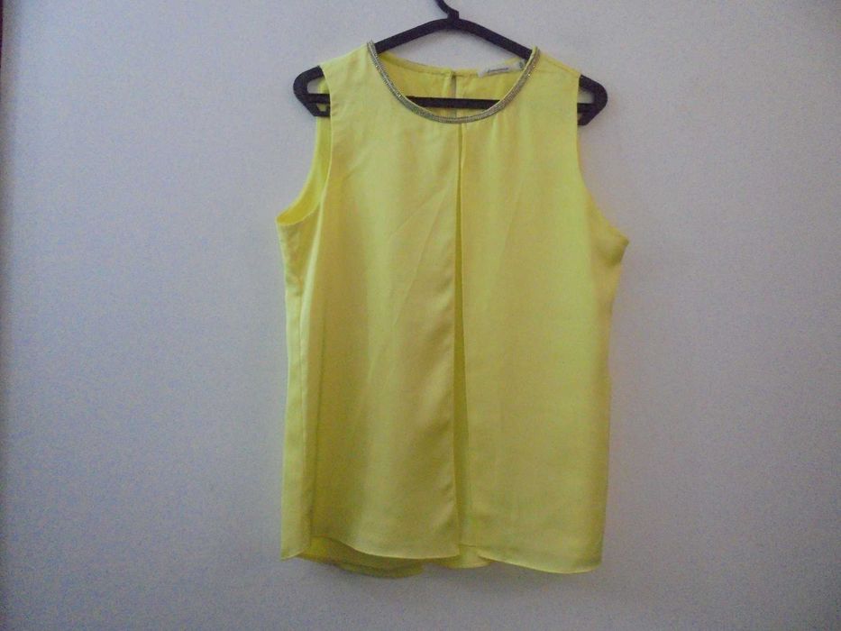 t-shirt de senhora cor amarelo