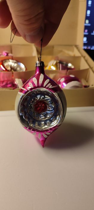 Bombki choinkowe z okresu PRL-U.