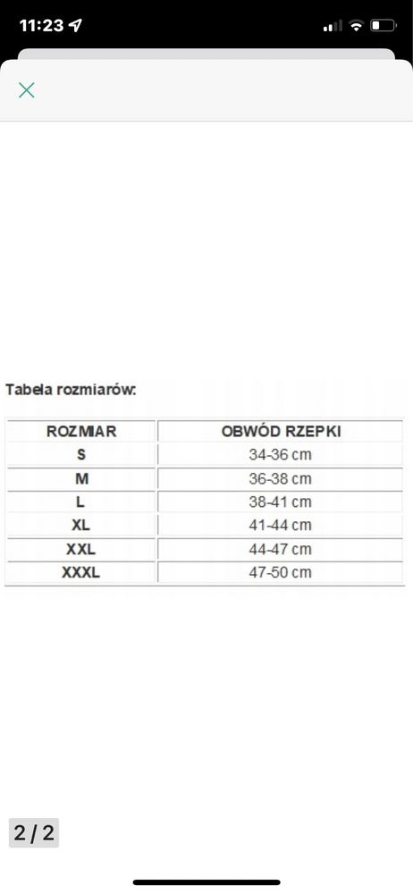 NOWY Stabilizator/Orteza stawu kolanowego XL