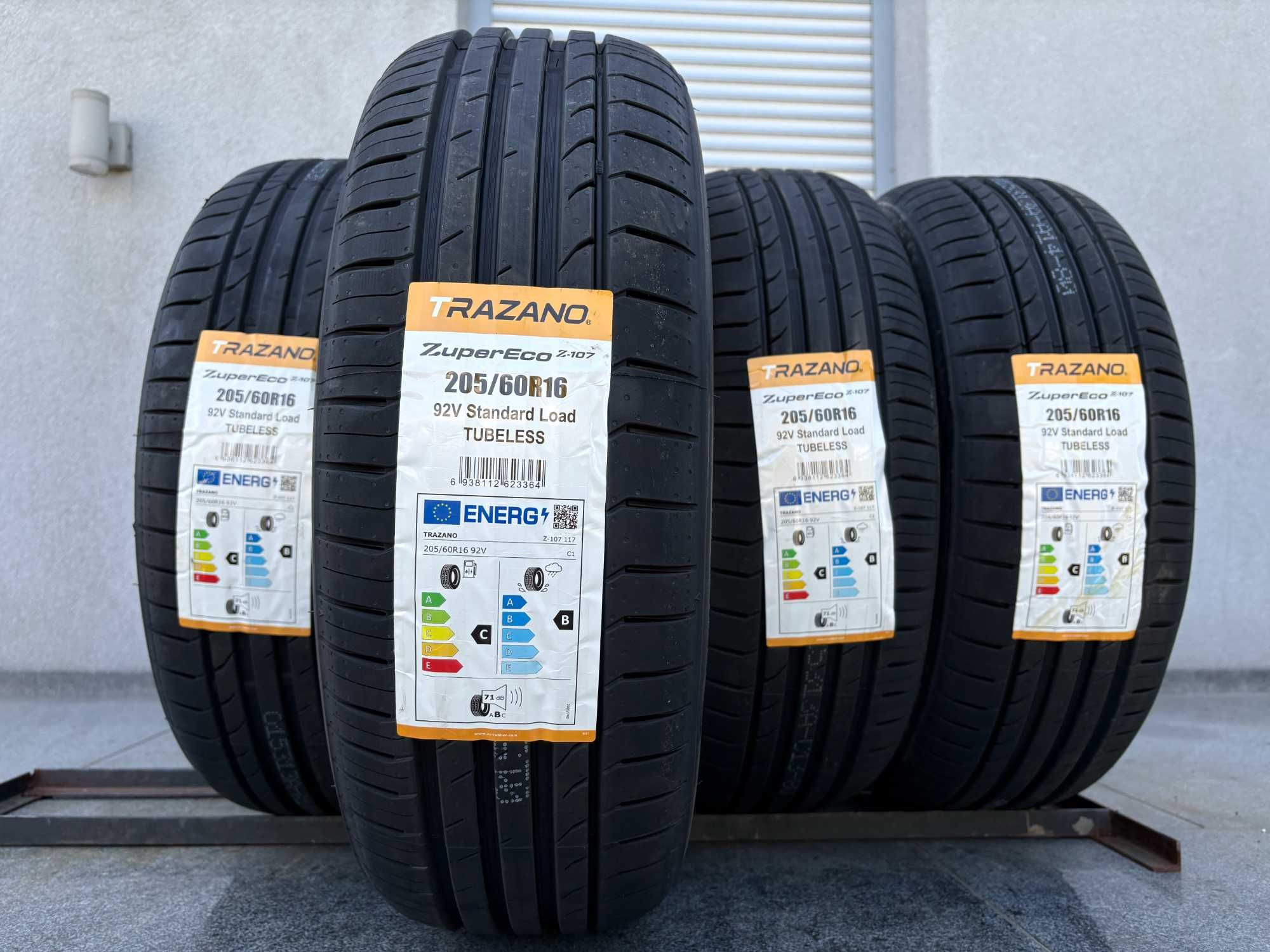 x4 letnie 205/60R16 Trazano Z107 92V C,B,71db prod. 2024r Gwarancja
