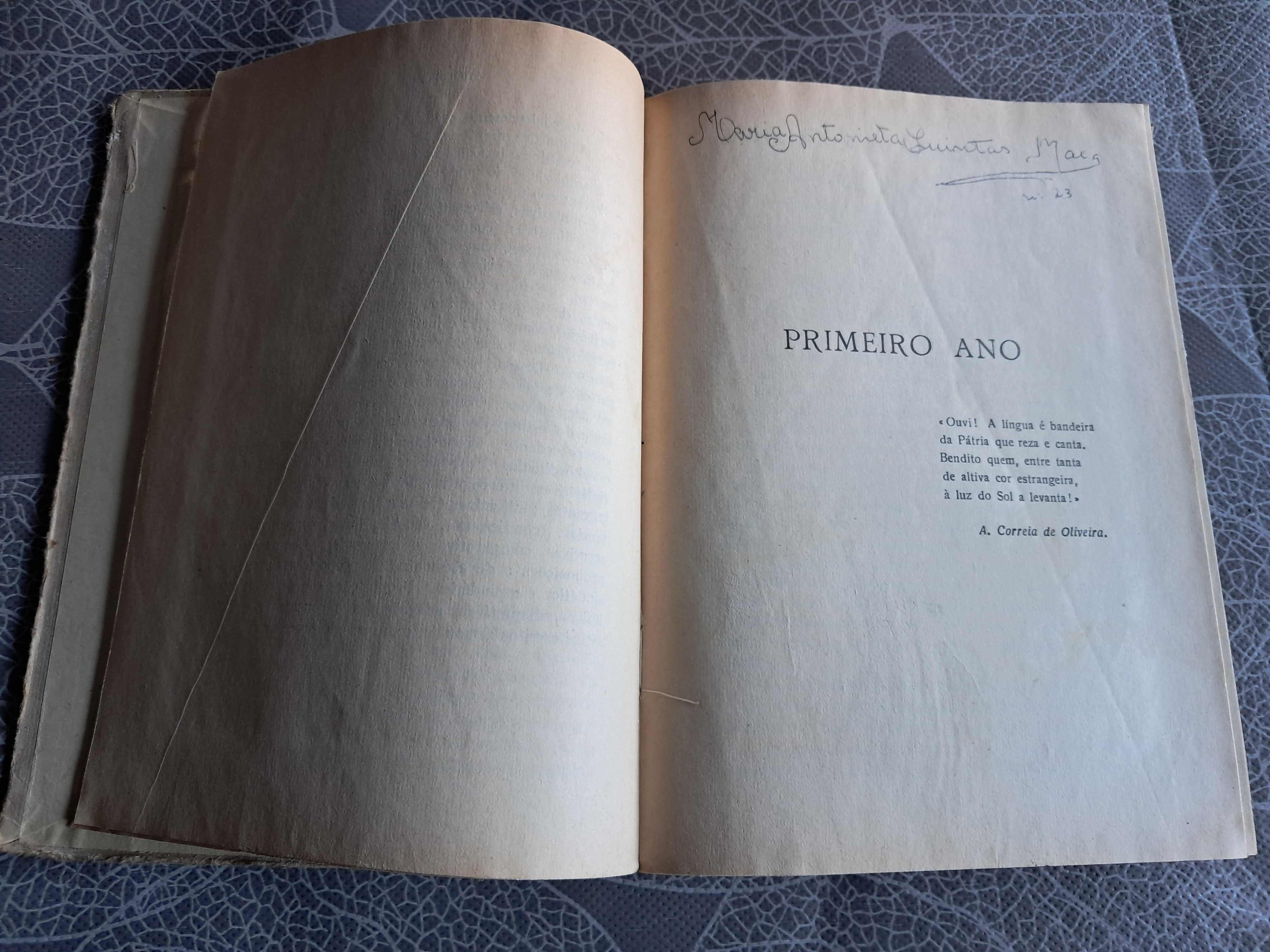 Livro de leitura de José Pereira Gonçalves