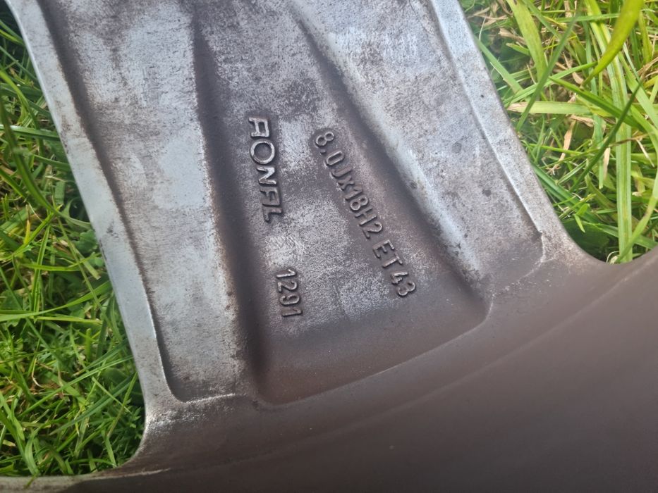Felgi aluminiowe 18"  Audi "łopaty" 5x112