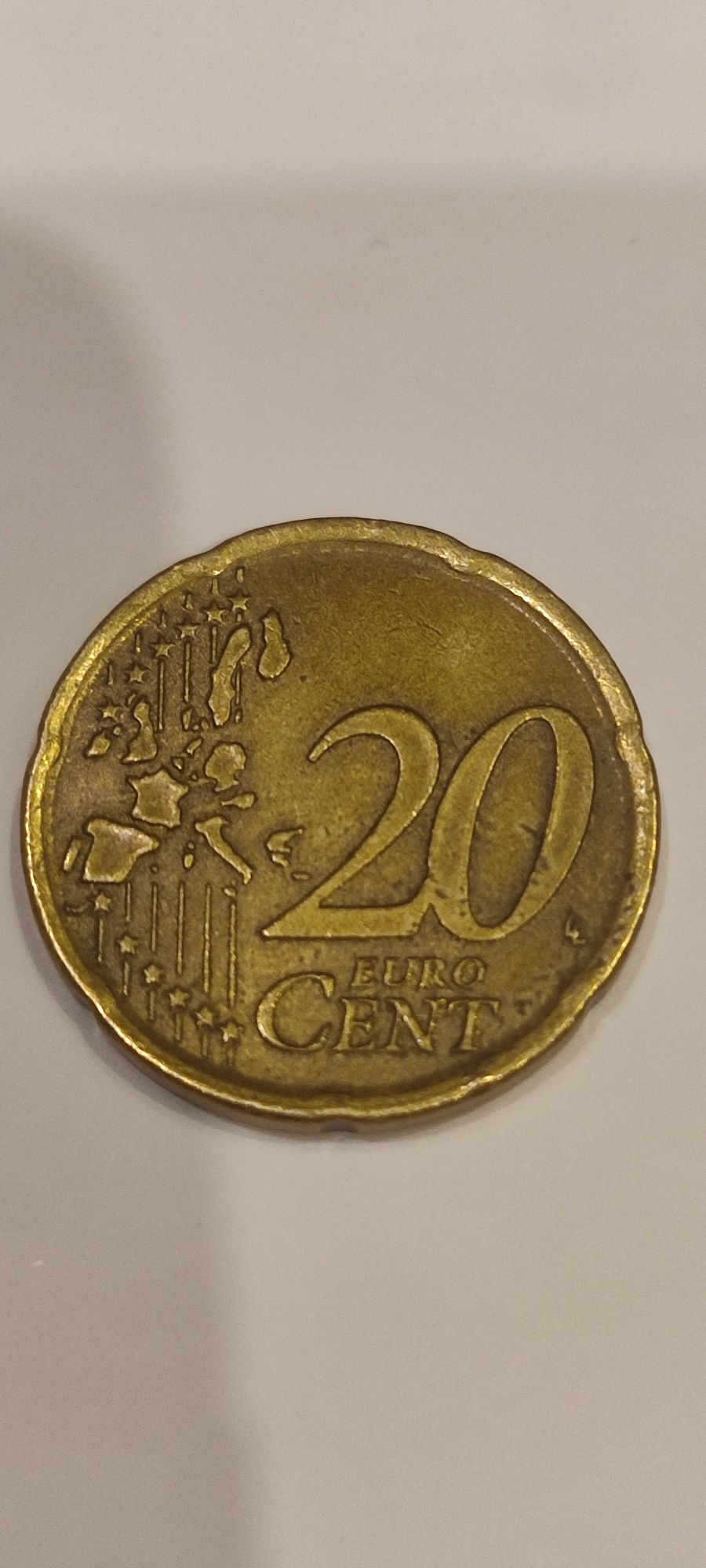 Moneta 20 euro cent Hiszpania 1999r