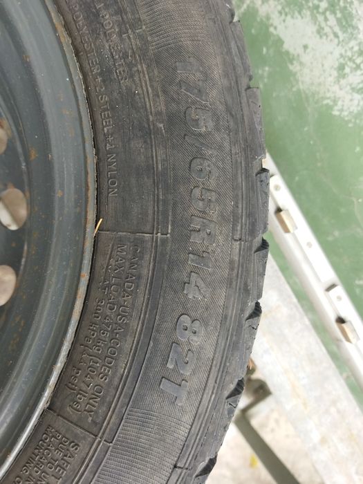 Диск R14 4x100  Ланос  с шиной