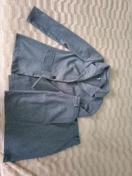 Костюм теплий шерсть спідниця піджак